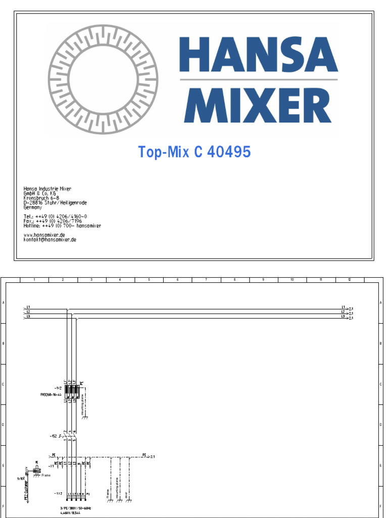 Documentación Técnica Top-Mix C 40495 | PDF | Sustancias químicas ...