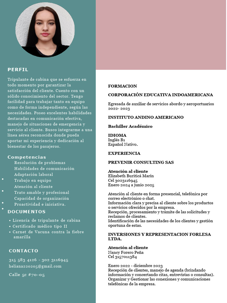 Documento de Heliana | PDF | Servicio al Cliente