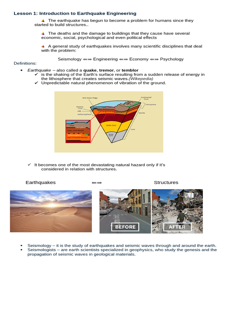 Introduction to Earthquake Engineering | PDF | Earthquakes | Seismology