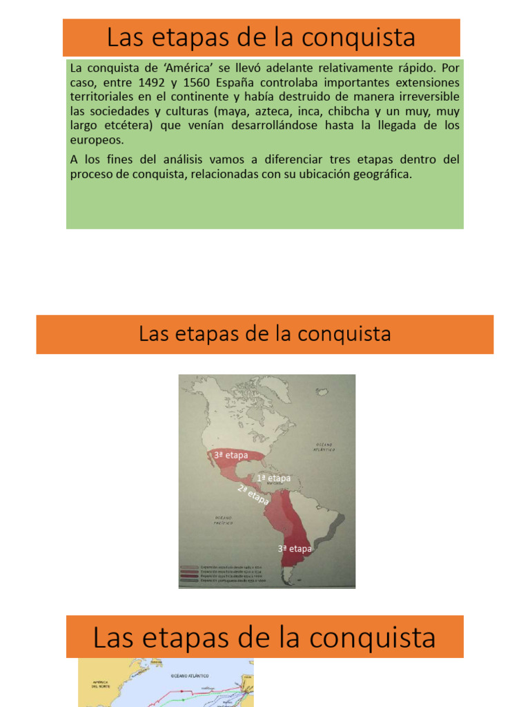 6las Etapas de La Conquista | PDF