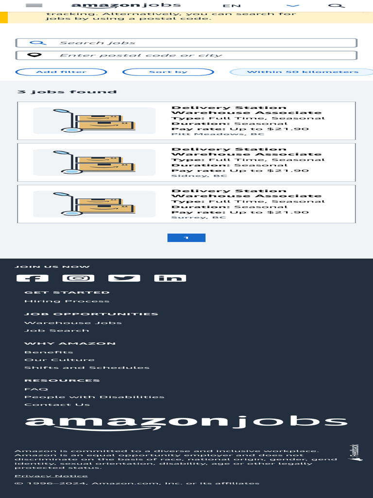 Amazon Warehouse Job Opportunities | PDF