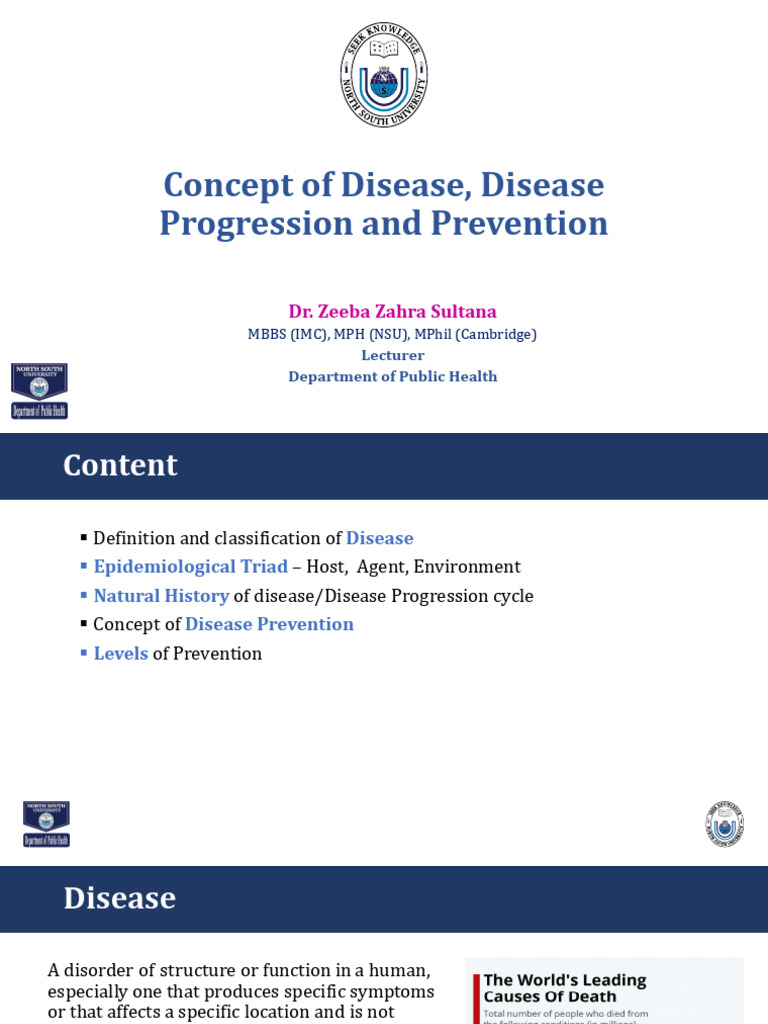 Disease Concepts and Prevention Strategies | PDF | Preventive ...