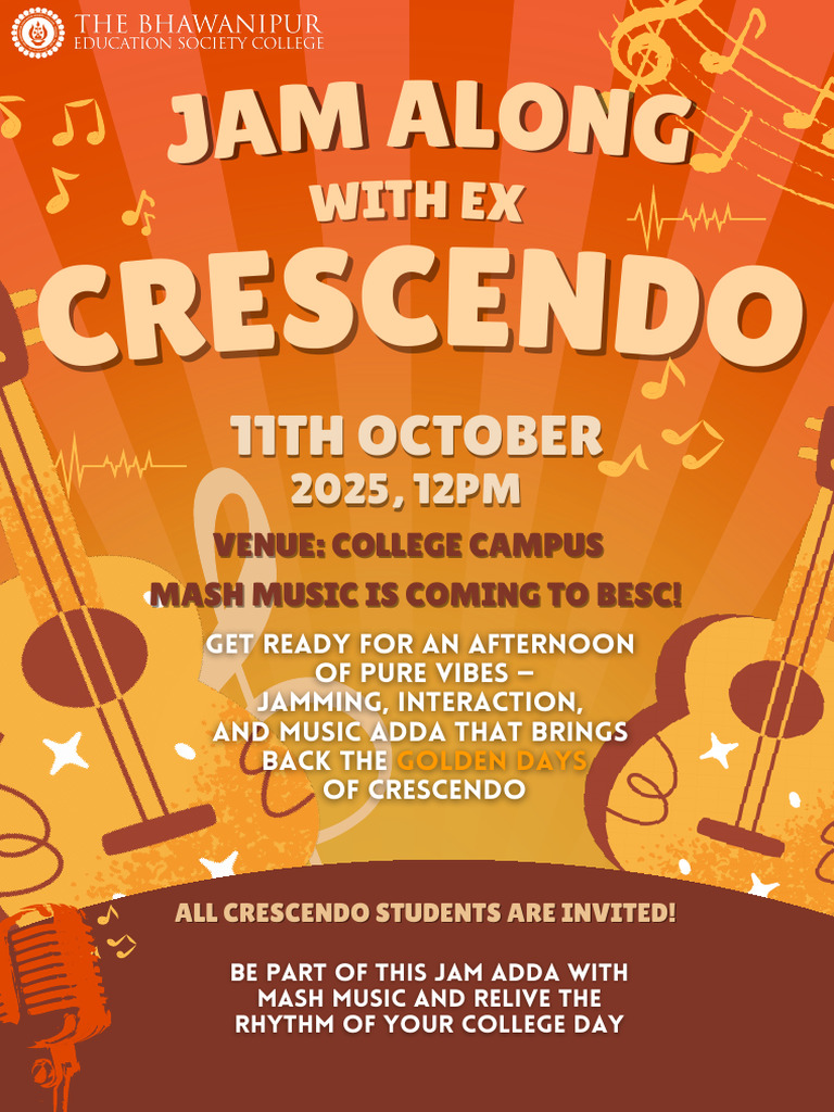 Crescendo Jam Adda with Mash Music | PDF