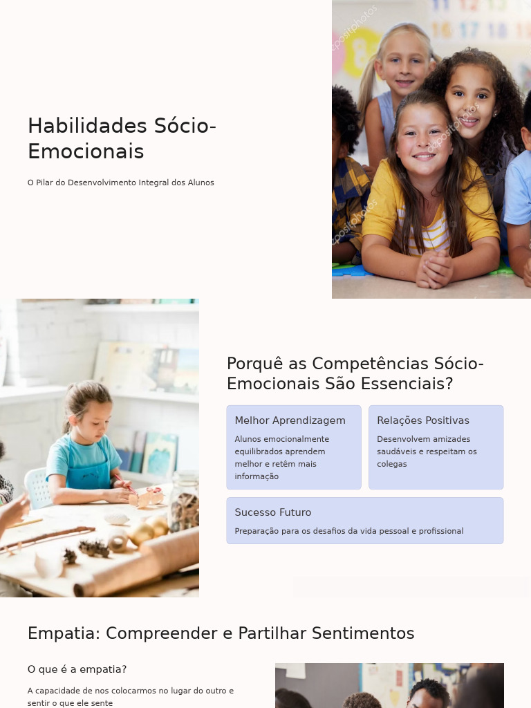 Habilidades Socio Emocionais | PDF | Emoções | Empatia