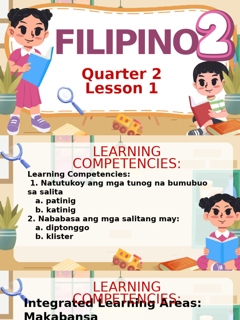 Filipino Grade 2 - Quarter 2 Lesson 1 | PDF