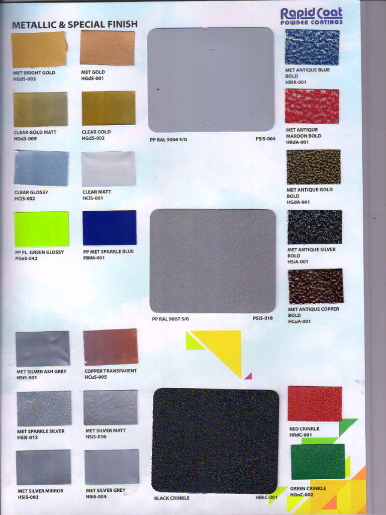 Shade Card 1 | PDF