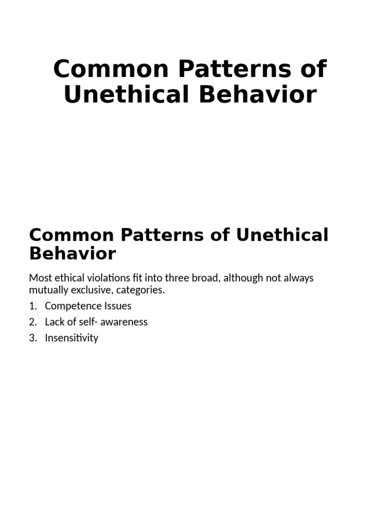 Common Patterns - Unit 1 - 4 | PDF | Psychotherapy | Occupational Burnout