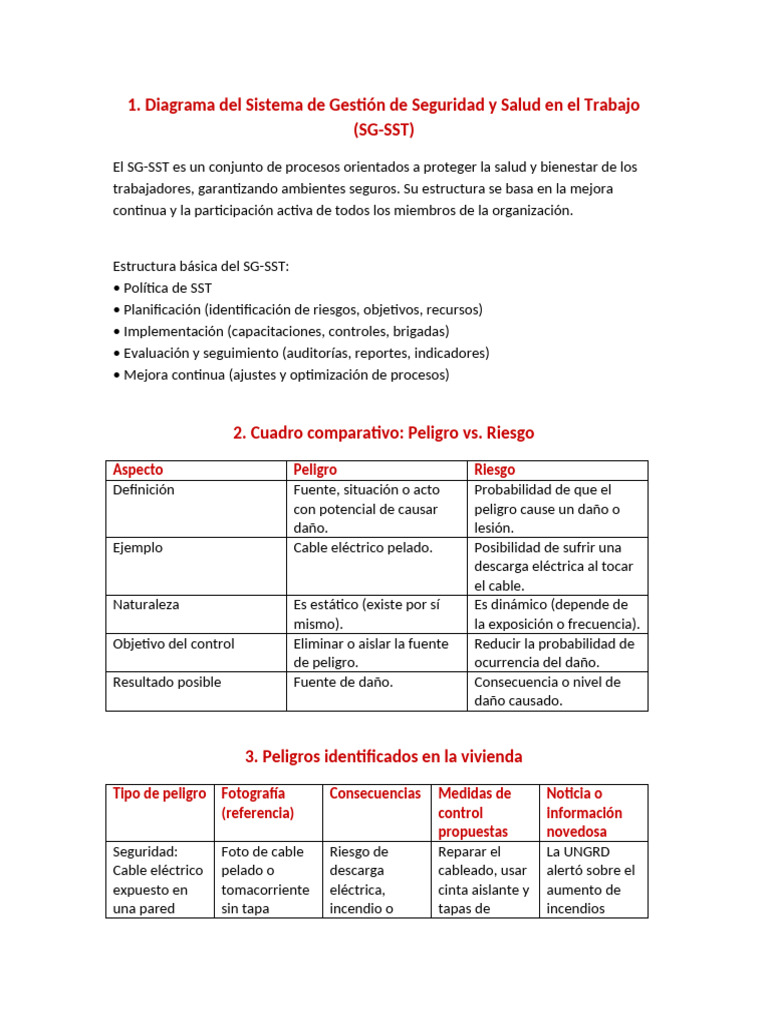 Gestión de Seguridad y Salud Laboral | PDF | Riesgo | Seguridad y salud ...