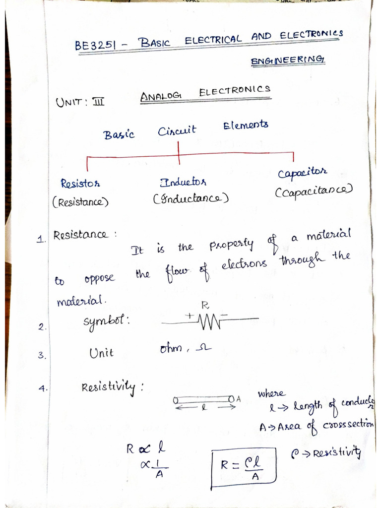 Beee - III Unit | PDF