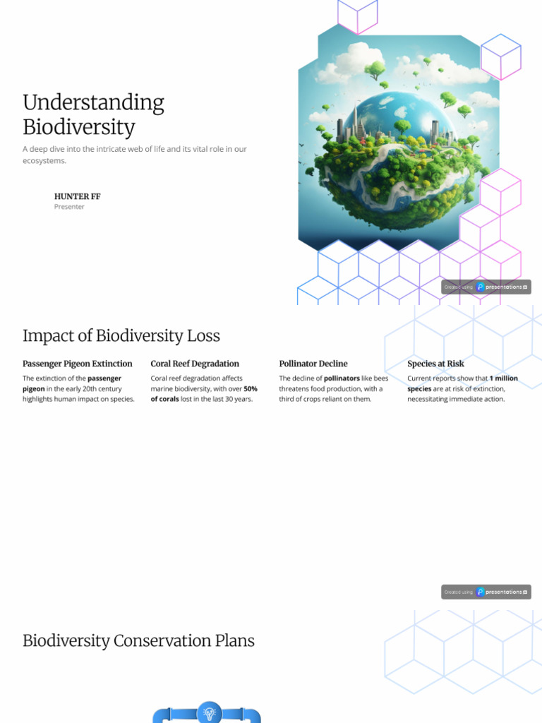 Biodiversity - Key To Ecosystem Sustainability | PDF