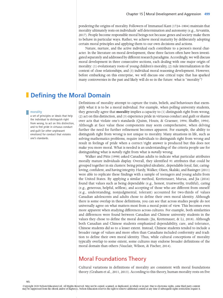 Understanding Moral Development | PDF | Empathy | Morality