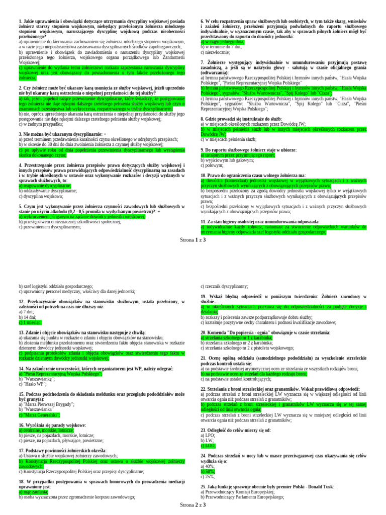 TEST NR 1 | PDF