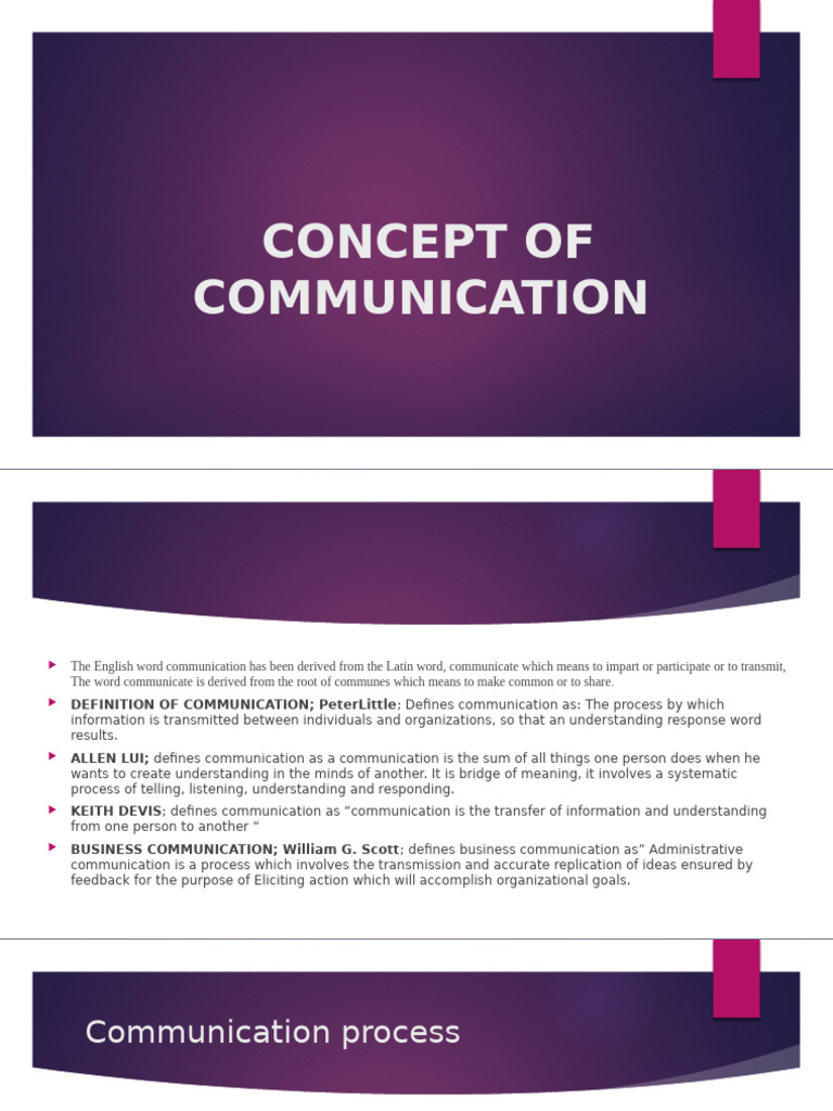 Understanding Business Communication Concepts | PDF | Communication ...