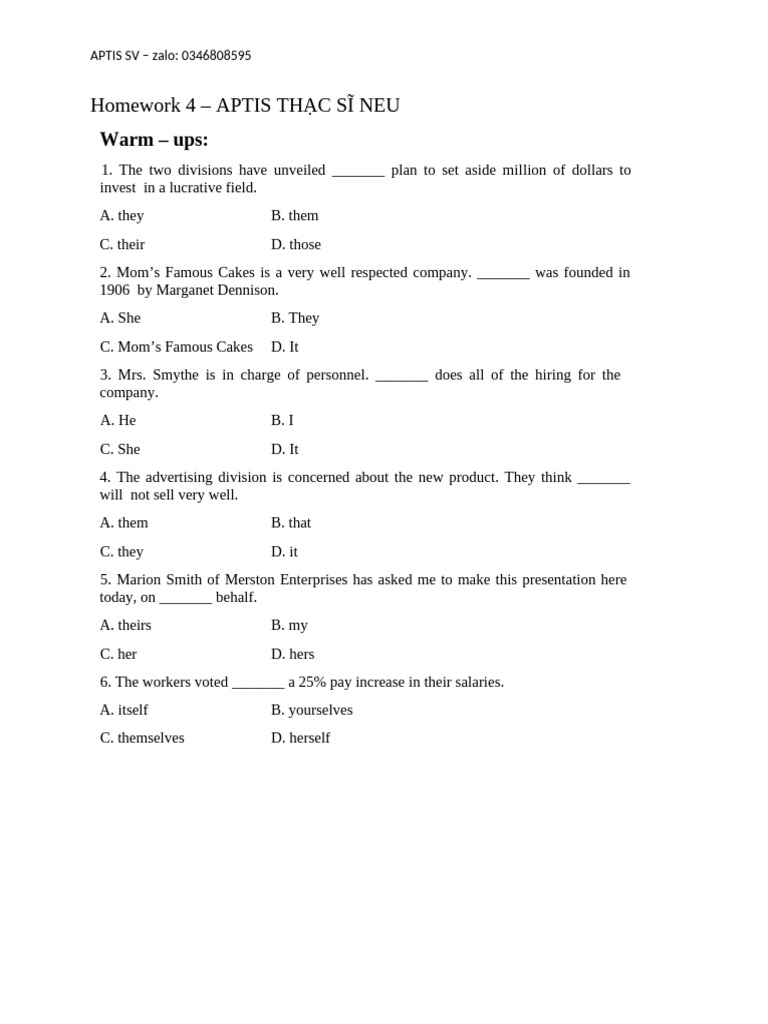 Homework 4 Aptis SV | PDF
