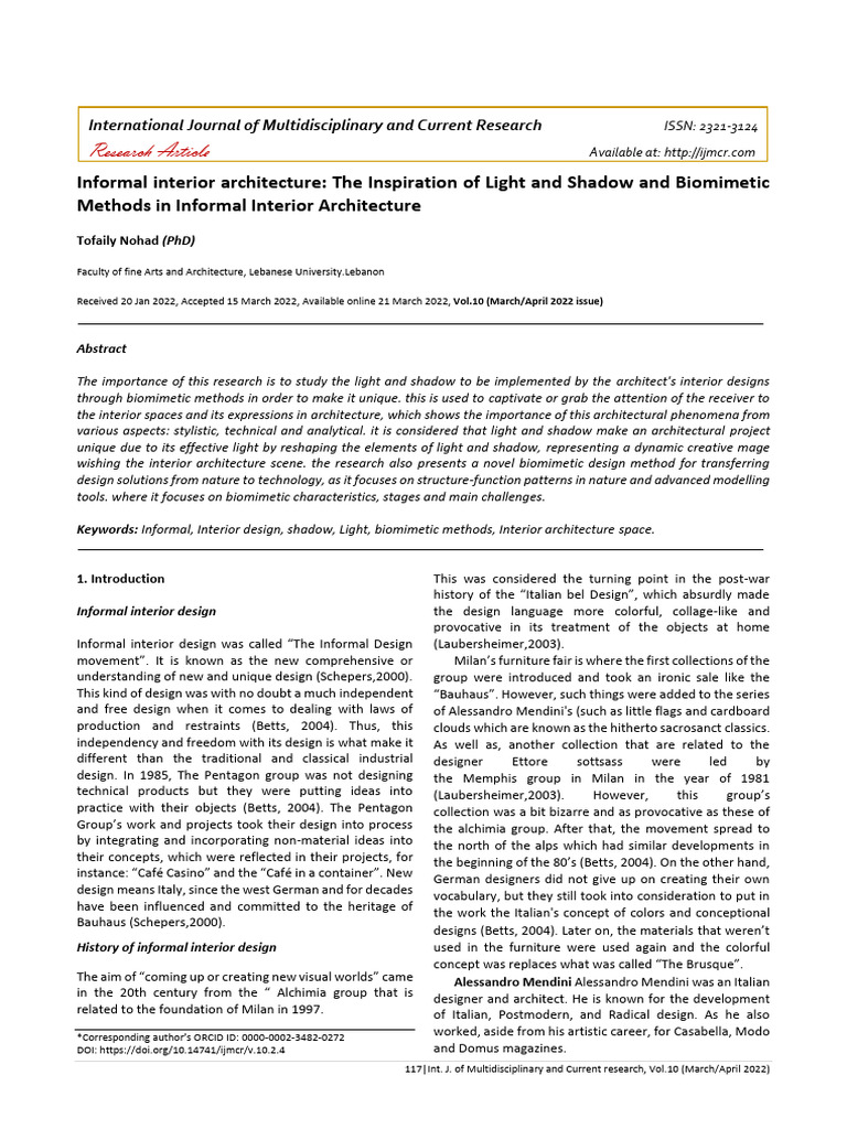 International Journal of Multidisciplinary and Current Research (IJMCR ...