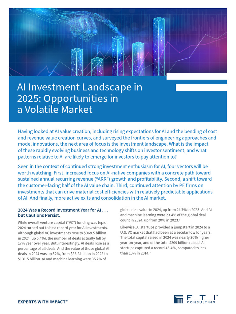 AI Investment Trends and Opportunities 2025 | PDF | Mergers And ...