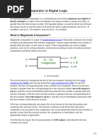 2-Bit Magnitude Comparator Design Guide | PDF | Digital Electronics ...