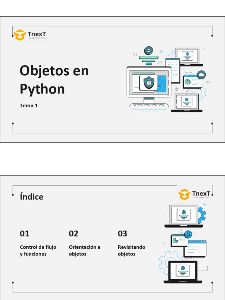 Objetos y Funciones en Python | PDF | Objeto (informática) | Python ...