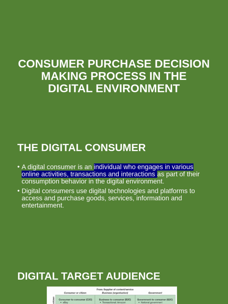 Digital Consumer Purchase Process Insights | PDF | Brand | Point Of Sale