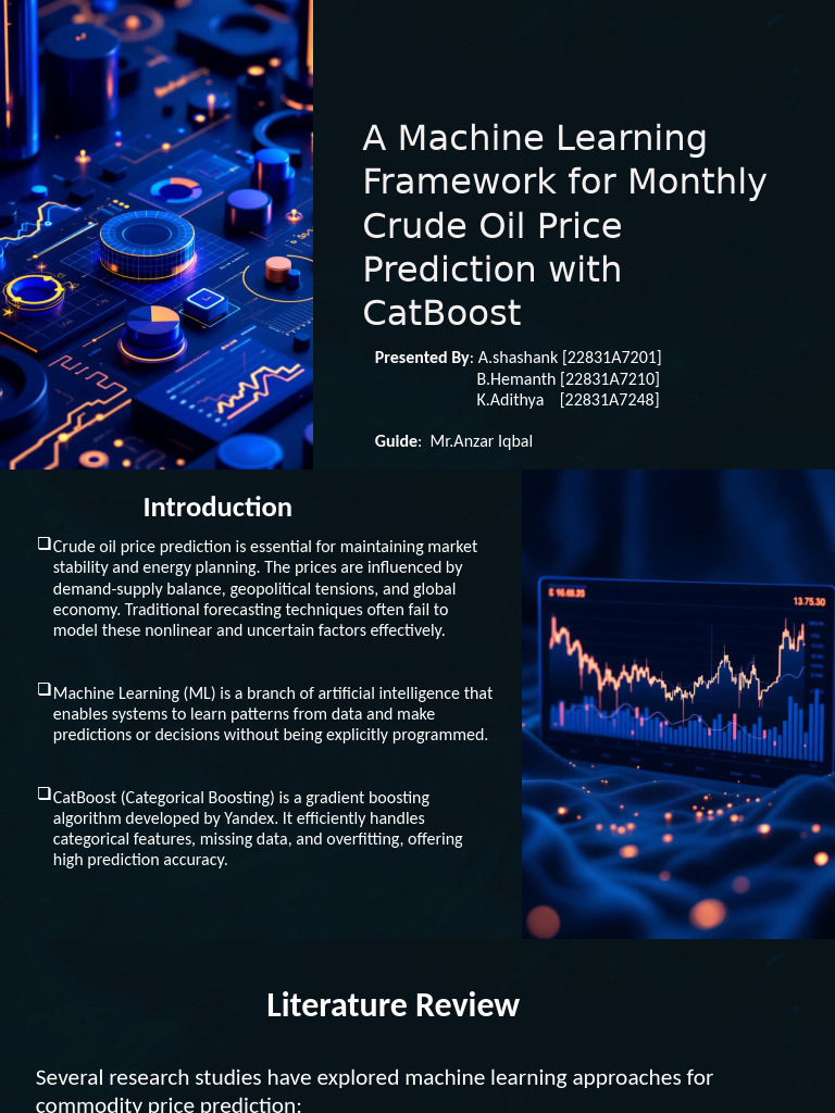 Monthly Crude Oil Price Prediction with CatBoost | PDF | Machine ...