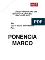 Ponencia Marco Congreso Provincial 2012