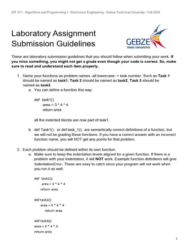 Lab Submission Guidelines for INF 211 | PDF | Filename | Computer ...