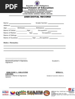 Intermediate Pad Paper Distribution Form | PDF