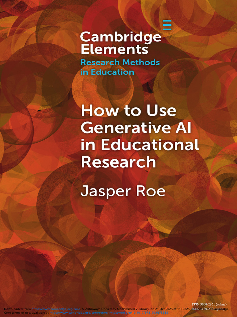 Using Generative AI in Education Research | PDF | Constructivism ...