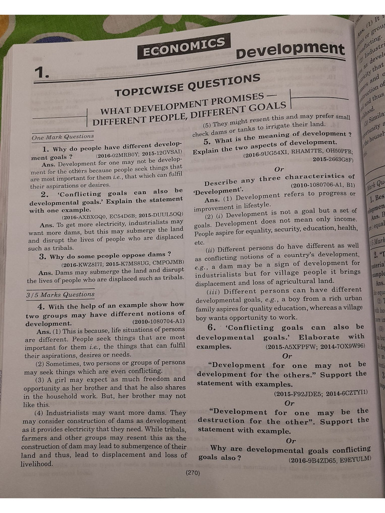 SST Economic CH 1 PDF | PDF