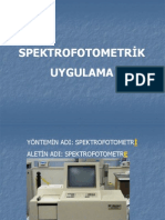 Spektroskopi Sunum