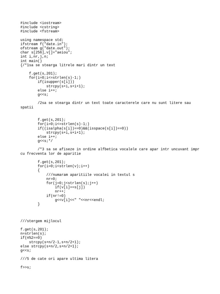 C++ Text Processing Techniques | PDF