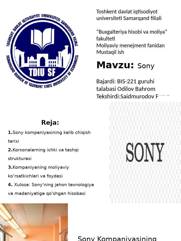Sony | PDF