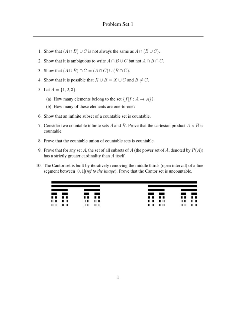 Problem Set 1 | PDF