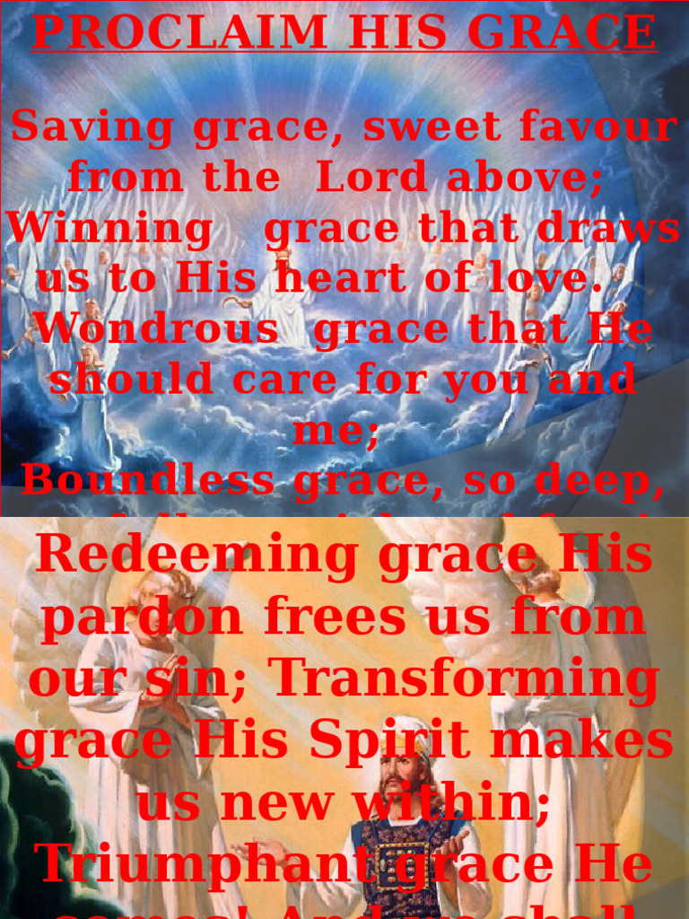 Celebrating the Power of Grace | PDF
