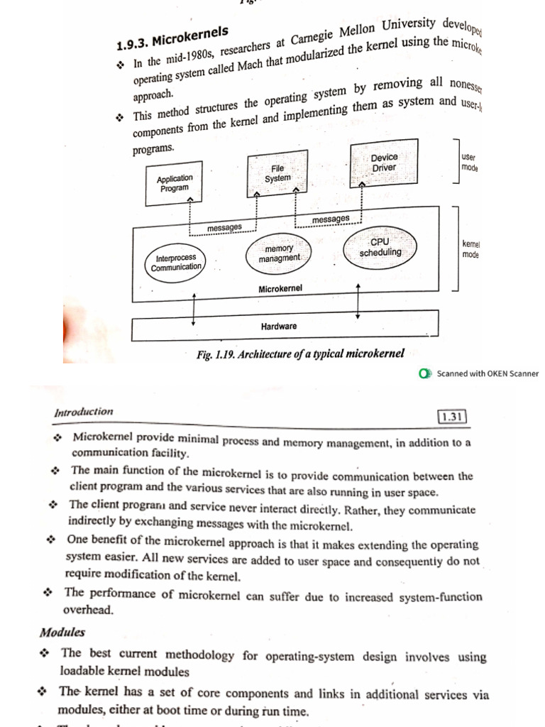 1.9.3 Microkernels | PDF