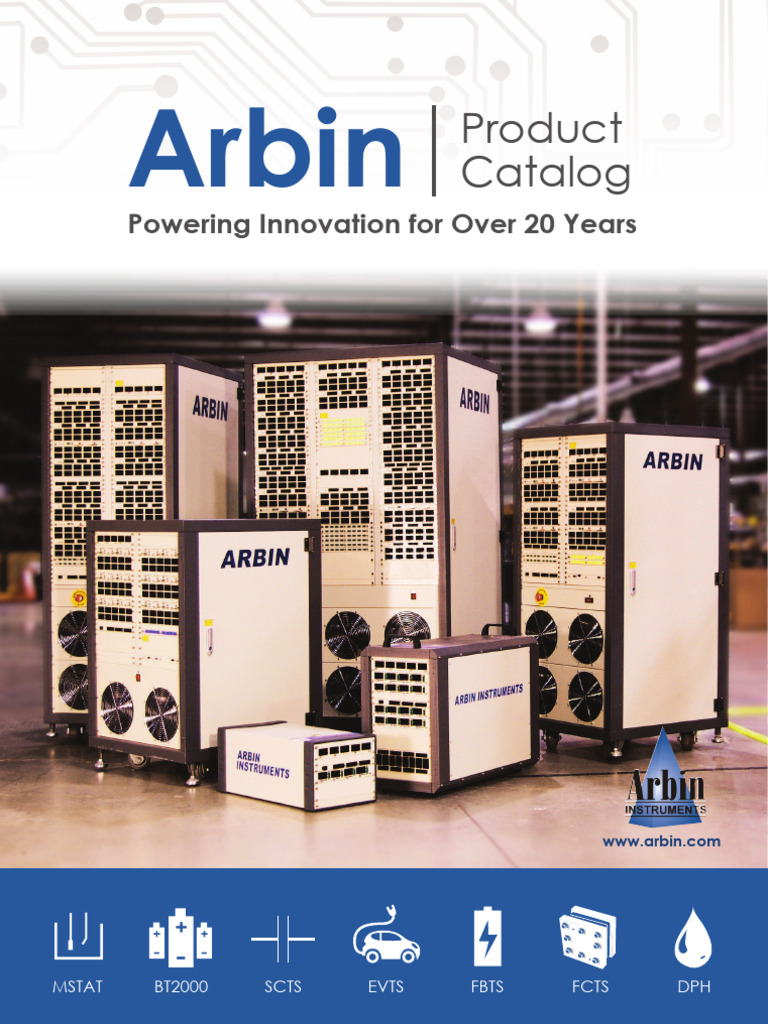 Arbin Fuel Cell Testing Solutions | PDF | Electronics | Electrical ...