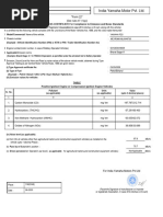 RTO Form 22: Vehicle Compliance Certificate | PDF | Transport | Vehicles