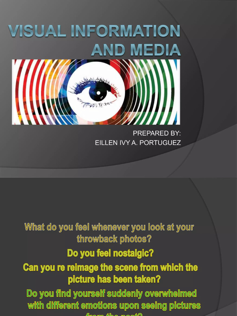 Visual Information Media | PDF