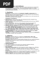 Comparative Hardware and Software Table | PDF