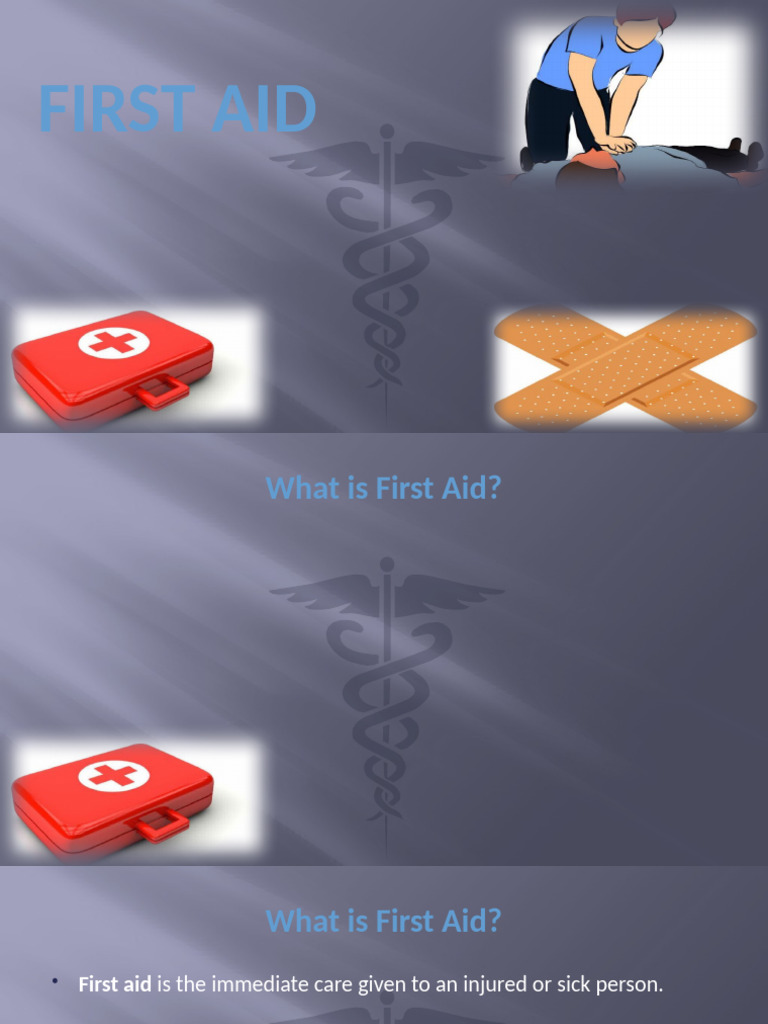 First Aid Basics and Responsibilities | PDF | First Aid | Wound