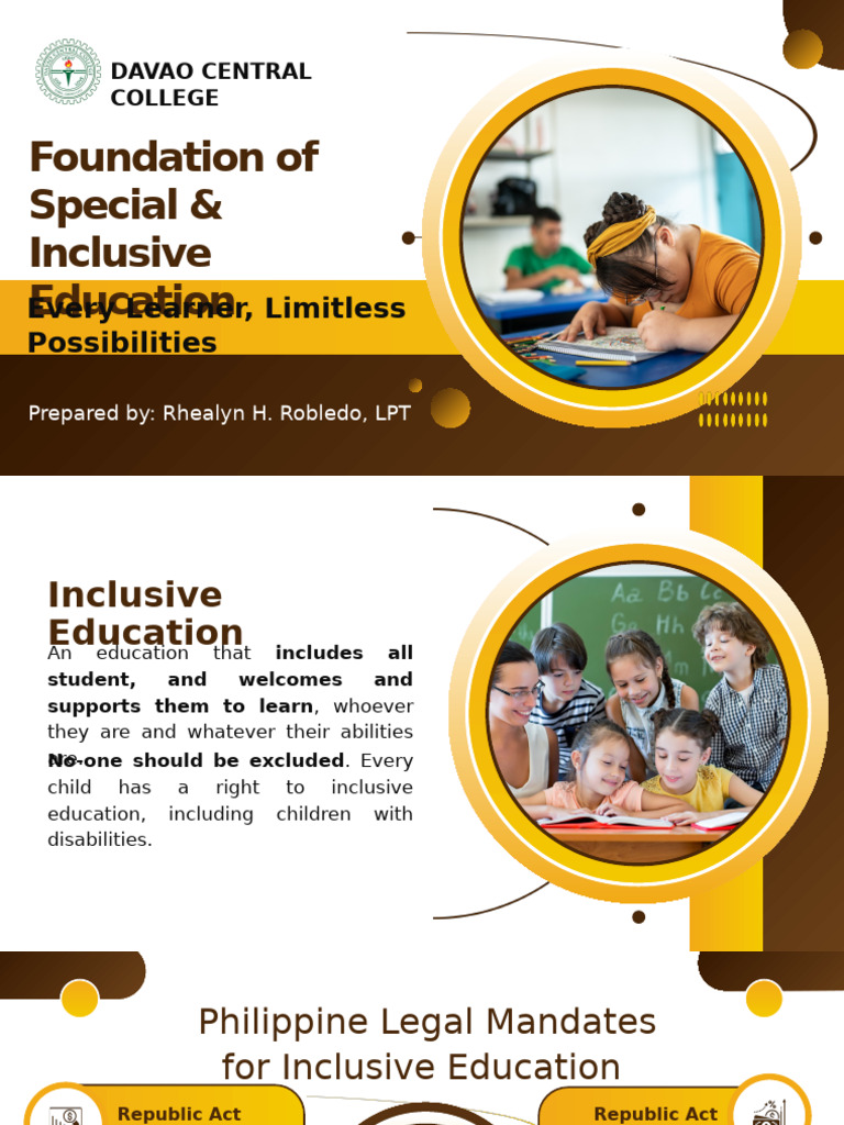 Inclusive Education in the Philippines | PDF | Special Education ...