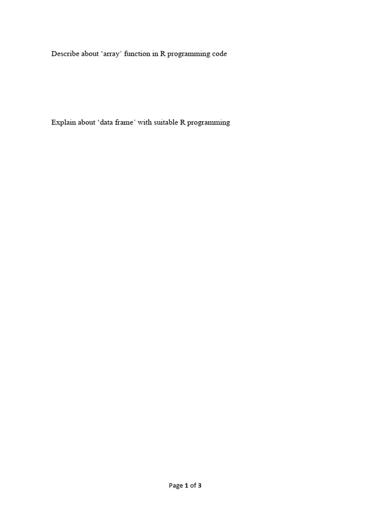 R Programming Exercises and Activities | PDF | Statistics | Regression ...