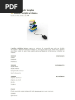 Sintaxe Período Simples