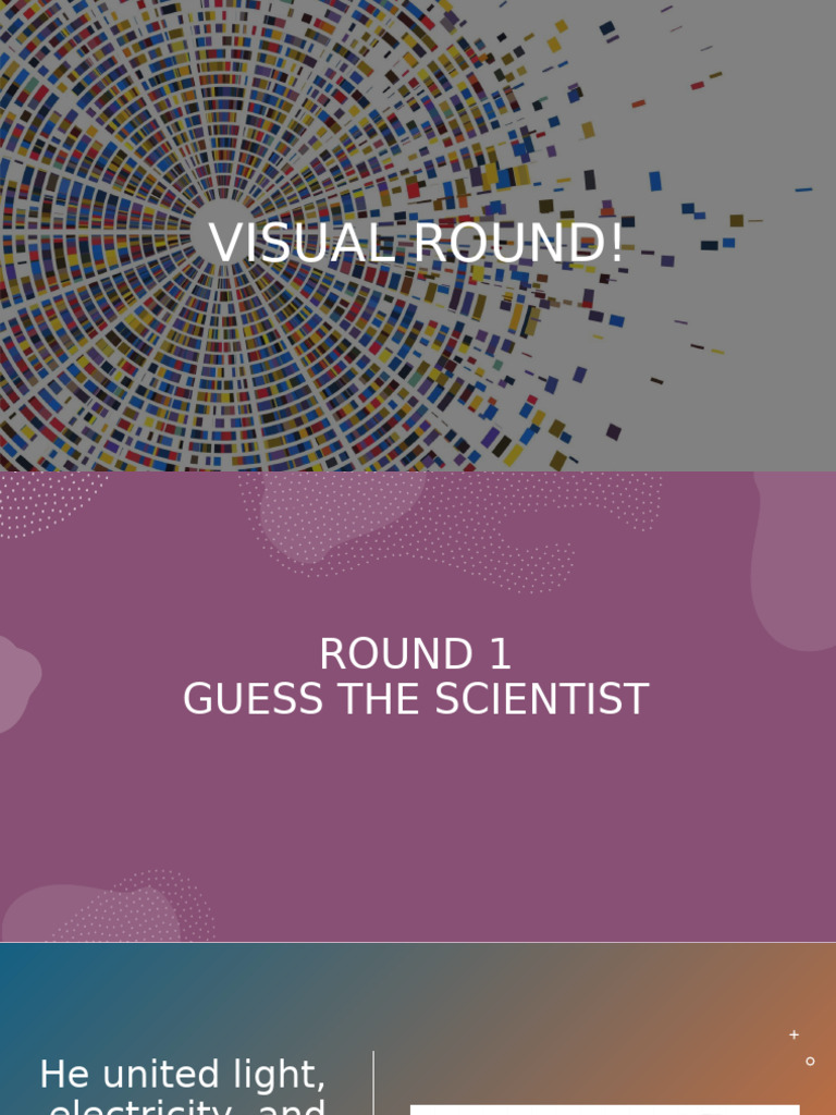 Visual Round Questions | PDF
