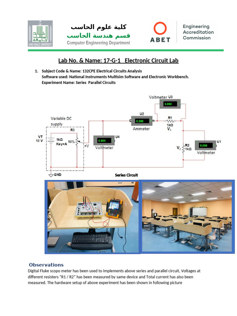 Series and Parallel Circuit Analysis | PDF