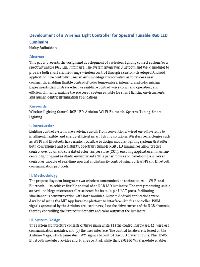 Conf Paper Thesis 10102025 | PDF | Wi Fi | Bluetooth