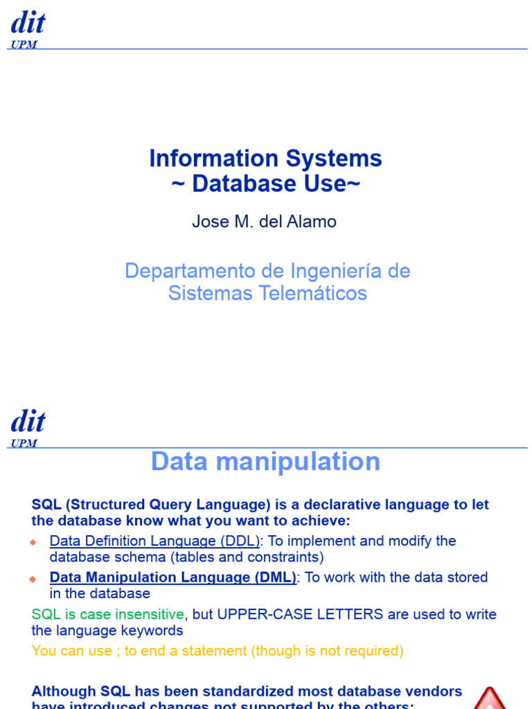 APSV 25 26 TEMA 7 InformationSystemsUsage EN | PDF | Sql | Information ...