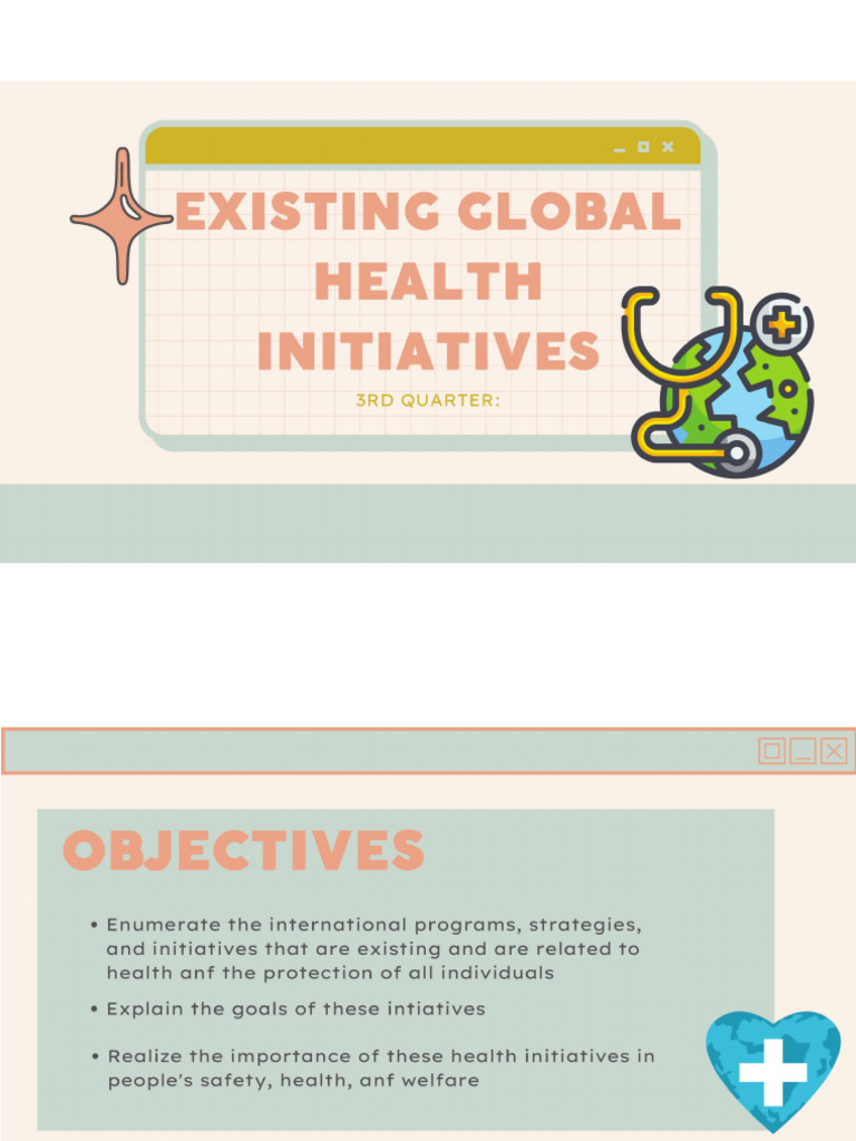 Existing Global Health Initiatives | PDF