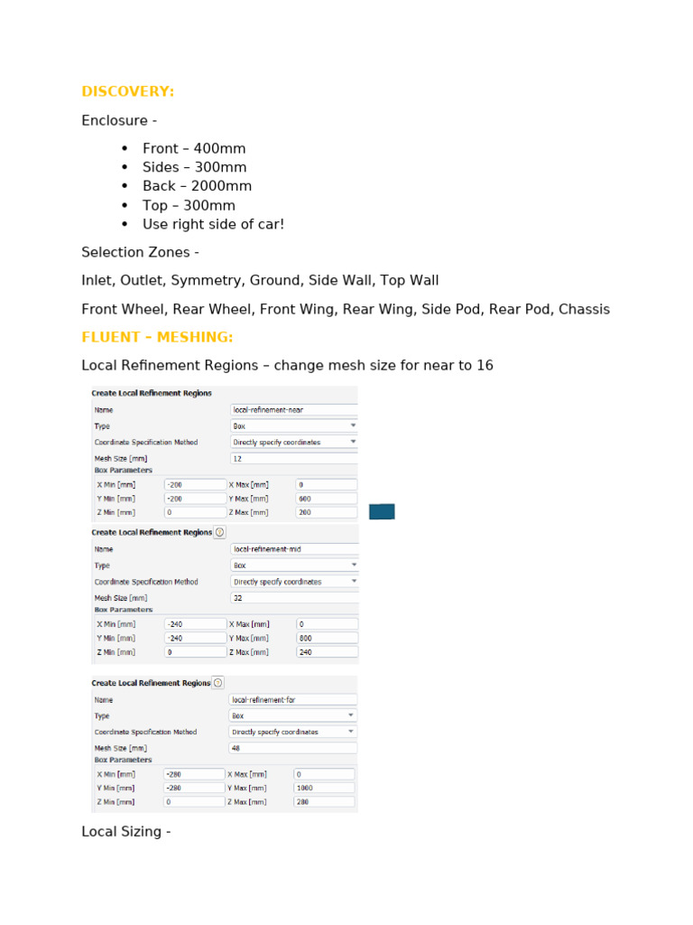 ANSYS FLUENT Meshing and Solving Guide | PDF