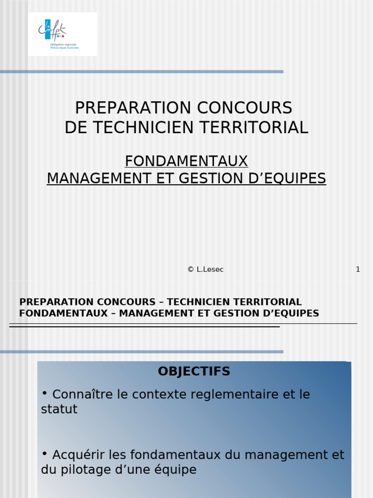 FondamentauxManagemen L. LESEC | PDF